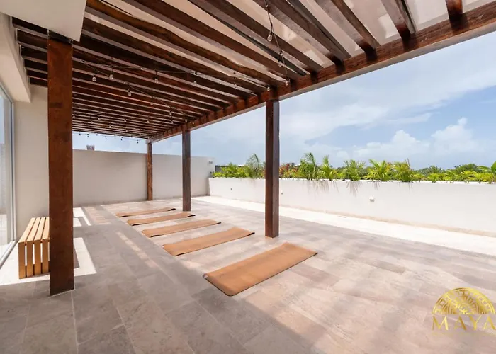 Nhoa 107c Lux 1br Pool Access In Aldea Zama Hébergement de vacances