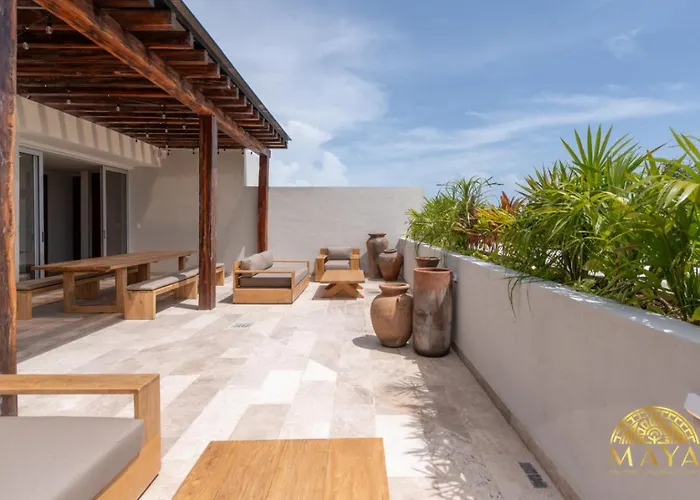 Hébergement de vacances Nhoa 107c Lux 1br Pool Access In Aldea Zama