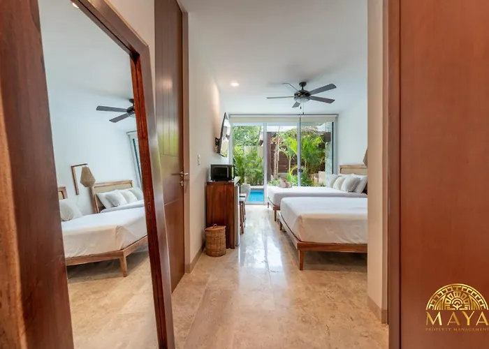 Nhoa 107c Lux 1br Pool Access In Aldea Zama Hébergement de vacances