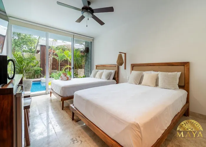 Nhoa 107c Lux 1br Pool Access In Aldea Zama Hébergement de vacances *